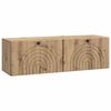 vidaXL Rippuv TV kapp 98 x 31 x 30 cm Artisan tamm Tehispuit