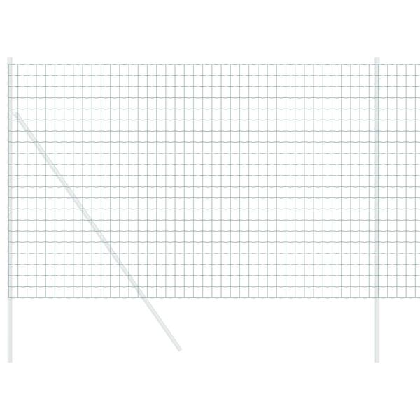 vidaXL Euroopa aed Roheline 1.6 x 10 m PVC-kaetud raud