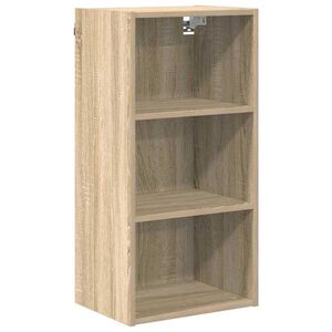 vidaXL Seinakapp ladustamisega Sonoma tamm 40 x 29,5 x 80 cm Tehispuit