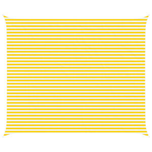 vidaXL P&auml;ikesepuri Kollane ja Valge 6 x 5 m 100% pol&uuml;ester Oxford