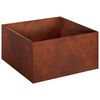 vidaXL Aia istutuspot Rooste 60 x 60 x 30 cm Ilmastikukindel teras