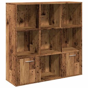 vidaXL raamatukapp Vana puit 98x29x97,5 cm Engineered Wood