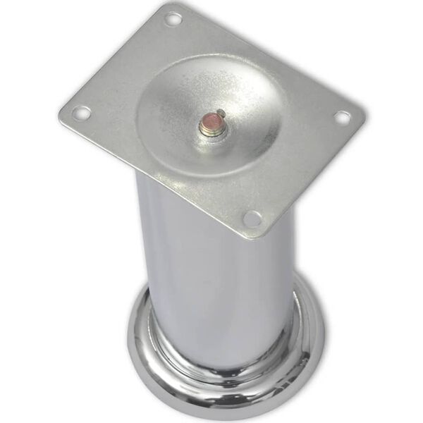 &Uuml;mmargused diivanijalad 4 tk, kroom, 180 mm