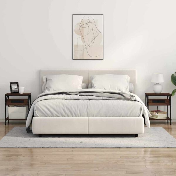 vidaXL &Ouml;&ouml;lambi kapp Pruun tamme 38 x 30 x 48 cm Tehispuit