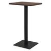 vidaXL bistroolaud tume saar, 70 x 70 x 107 cm