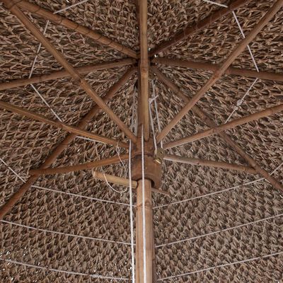 vidaXL bambusest päikesevari 270 cm banaanilehtedest katus