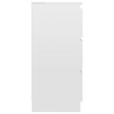 vidaXL puhvetkapp, kõrgläikega, valge, 60x35x76 cm tehispuit