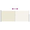 vidaXL lahtit&otilde;mmatav k&uuml;lgsein, 120 x 300 cm, kreemjas