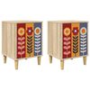 vidaXL &Ouml;&ouml;lambi kapp ESSEN 2 tk Sonoma tamm 36 x 33 x 50 cm Tehispuit