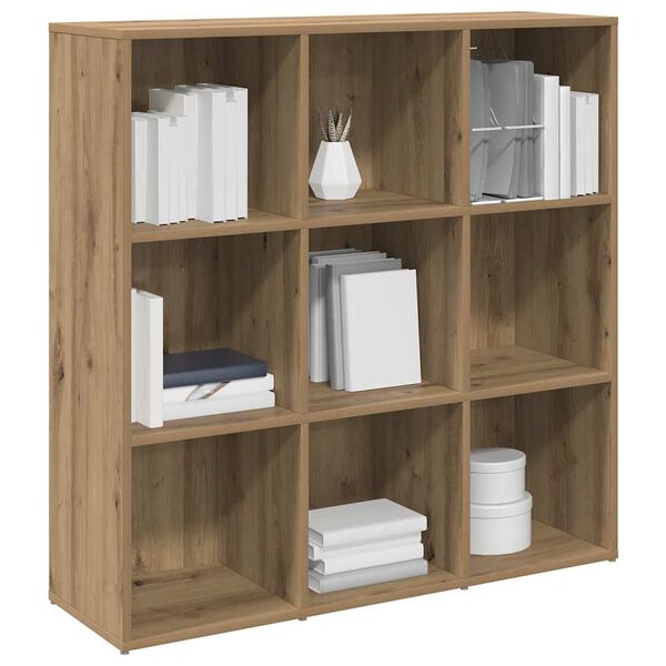 vidaXL raamatukapp Artisan Oak 98x29x97,5 cm