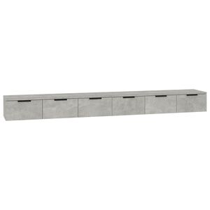 vidaXL seinakapid 2 tk, betoonhall, 102x30x20 cm, tehispuit