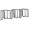 vidaXL Kokkupandav koerte v&auml;rav statiividega 6 pcs Hall Sonoma 362 cm