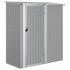 vidaXL aiakuur, hall, 180,5x97x209,5 cm, tsingitud teras