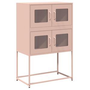vidaXL Highboard Pink 68x39x107 cm Teras