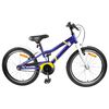 vidaXL Laste Bike 18 Tolli 5-7 aastastele Sinine Valge