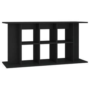 vidaXL akvaariumi alus, must, 120 x 40 x 60 cm, tehispuit