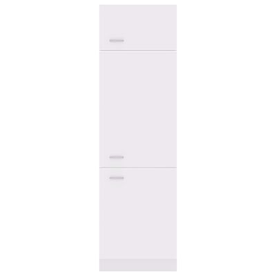 vidaXL külmikukapp, valge, 60 x 57 x 207 cm, puitlaastplaat
