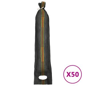 vidaXL liivakotid 50 tk, tumeroheline, 103 x 25 cm, HDPE