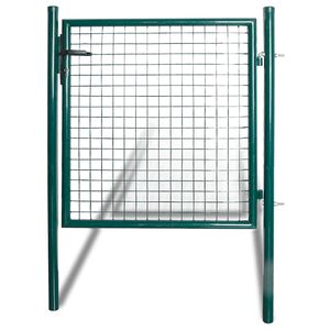 vidaXL &uuml;he uksega aiav&auml;rav, 100 x 100 cm, pulberv&auml;rvitud teras