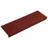 vidaXL trepimatid, isekleepuvad, 15 tk, 65 x 21 x 4 cm, bordoopunased, ristk&uuml;likukujulise servaga