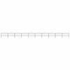 vidaXL aiapiire odaotsaga, terasest, 1781,5 x 150 cm, must