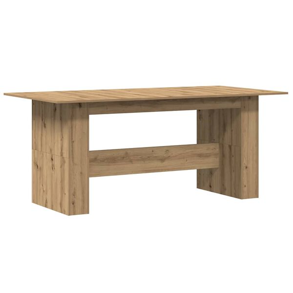 vidaXL söögilaud Artisan tamm 180x90x76 cm Engineered Wood