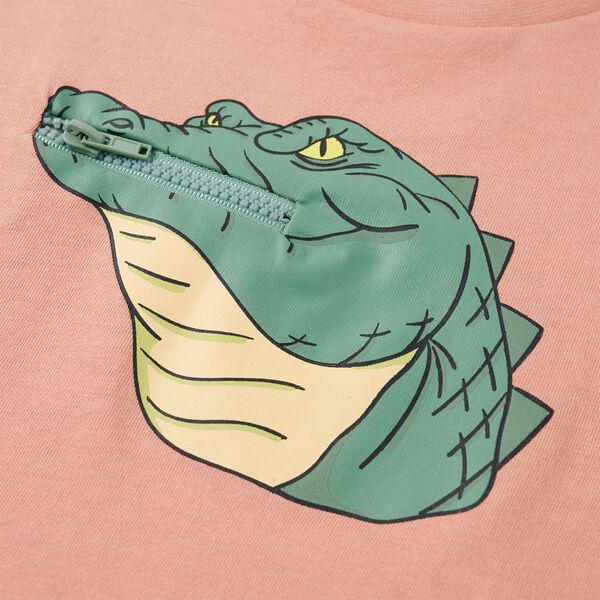 Laste T-s&auml;rk, heleoranž, 104