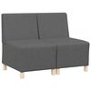 vidaXL K&auml;etugedeta mooduldiivani element 2 pcs Tumehall