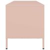vidaXL telerikapp roosa 135x39x43,5 cm külmvaltsitud teras