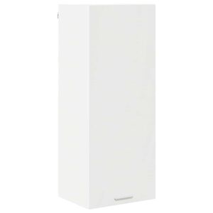 vidaXL Seinakapp ladustamisega uksega Valge 40 x 31 x 100 cm Tehispuit
