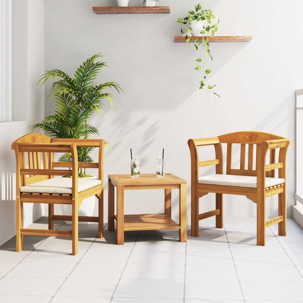 vidaXL Roosipink Looduslik 68,5 x 46 x 82,5 cm Tugev akatsiapuu