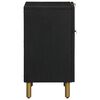 vidaXL &ouml;&ouml;kapp, must, 50x33x60 cm, tehispuit