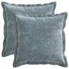 vidaXL Diivanipadi 2 tk HOUTEN Helesinine 40 x 40 cm &Scaron;en&uuml;&uuml;lfabric