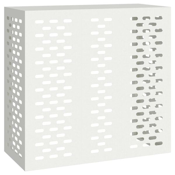 vidaXL Kliimaseadmest kaitsev kate Valge 110 x 50 x 105 cm Teras