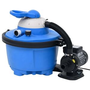 vidaXL liiva filterpump, sinine ja must, 385 x 620 x 432 mm 200 W 25 l