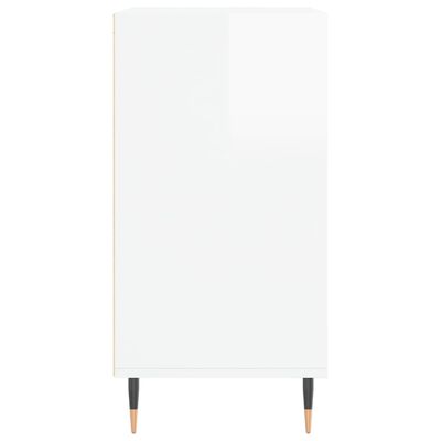 vidaXL puhvetkapp, kõrgläikega valge, 57 x 35 x 70 cm, tehispuit