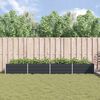 vidaXL Taimekast Antratsiit 195 x 100 x 45 cm Tsinkteras