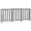 vidaXL radiaatori kate, betoonhall, 205x21,5x83,5 cm, tehispuit