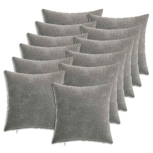 vidaXL Diivanipadi 12 tk HEERLEN Tumehall 40 x 40 cm &Scaron;en&uuml;&uuml;lfabric