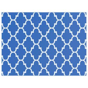 vidaXL Välikorv ARAKIL Sinine ja Valge 400 × 300 cm 50% polüpropüleen