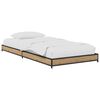 vidaXL Voodi raam Artisan tamm 80 x 200 cm Tehispuit