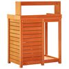 vidaXL riiulitega istutuslaud, pruun, 82,5 x 50 x 109,5 cm, männipuit