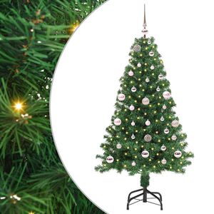 vidaXL Tehisj&otilde;ulupuu Roheline 150 cm PVC ja Teras ja Plast