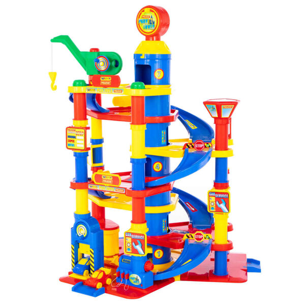 Polesie Wader 7-korruseline parkimismaja komplekt, 77 x 71 x 95 cm, PP