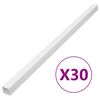 vidaXL kaablikanal 33 x 33 mm, 30 m, PVC