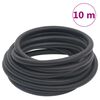 vidaXL h&uuml;briid &otilde;huvoolik, must, 0,6" 10 m, kumm ja PVC