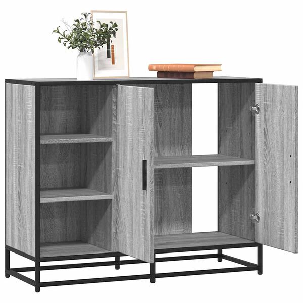 vidaXL puhvetkapp Hall Sonoma 92x35x76 cm Engineered Wood