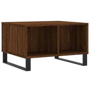vidaXL kohvilaud, pruun tamm, 60x50x36,5 cm, tehispuit