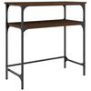vidaXL konsoollaud, pruun tamm, 75x35,5x75 cm, tehispuit