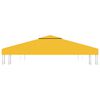 vidaXL kahekordne varjualuse katus 310 g/m² 3 x 3 m, kollane